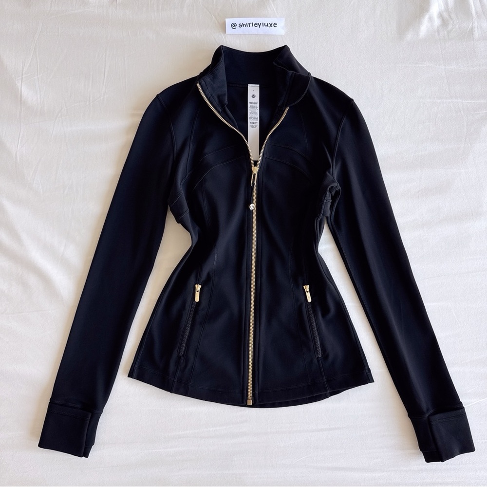 ❌ Sold - Lululemon Define Jacket *Nulu Black / Gold Size 4 NWOT